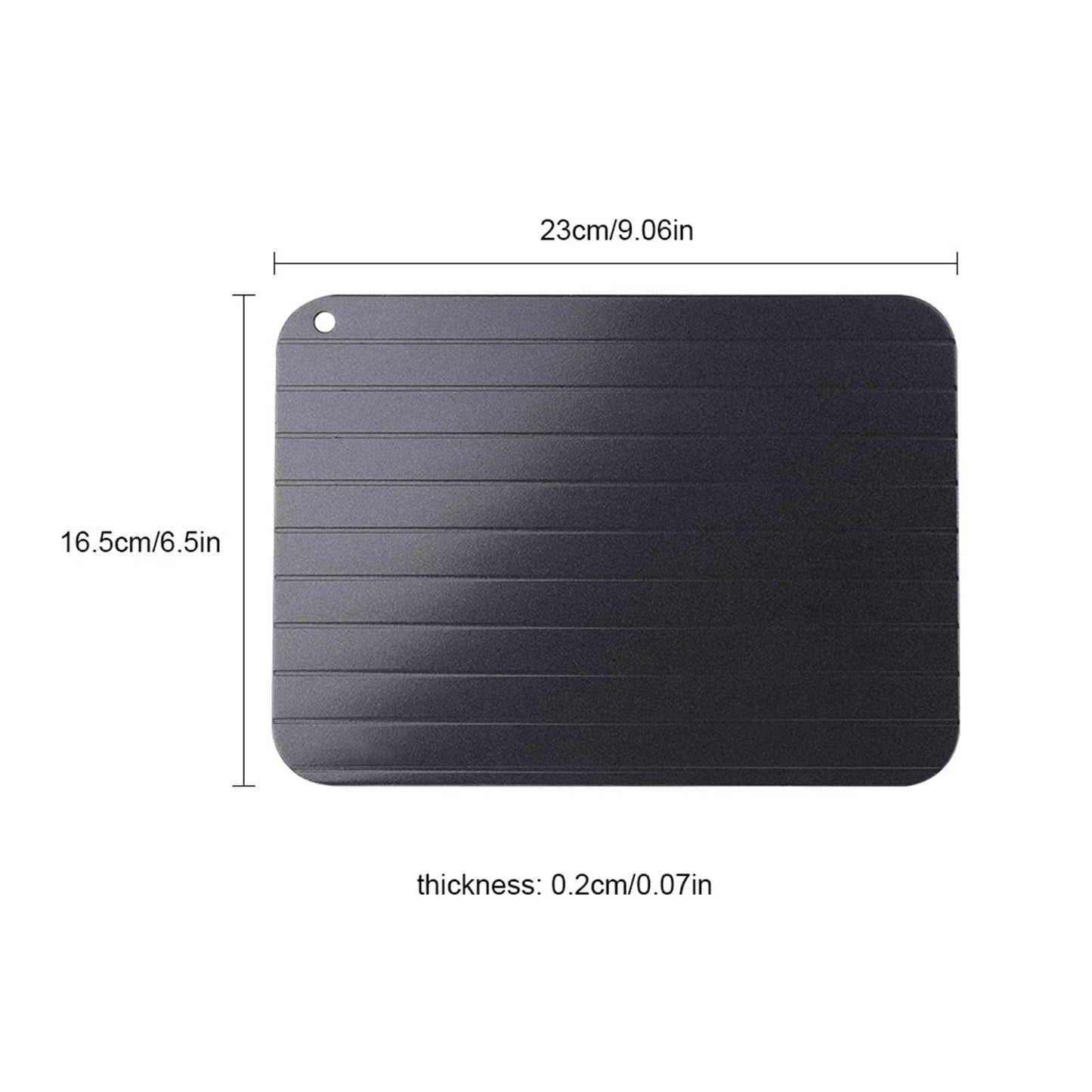 Defrosting Tray Fast Defrost Tray Thaw Tray Metal Aluminum Fast Food Meat Defrosting Thawing Tray Plate Home Kitchen Gadget
