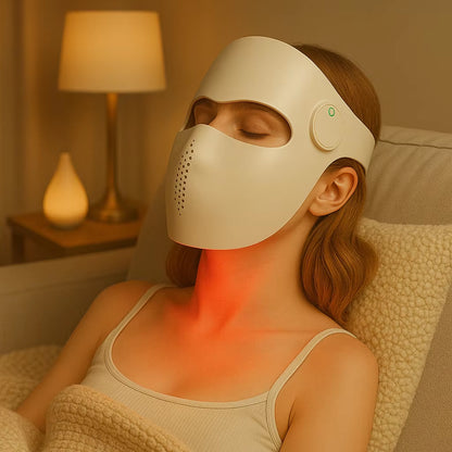 SUNSRED Professional 5D Red Light Therapy Mask 1064Nm for Anti-Aging Skin Rejuvenation Medical LED Facial Beauty Device for Spa